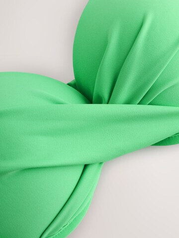 Next T-shirt Bikini Top in Green