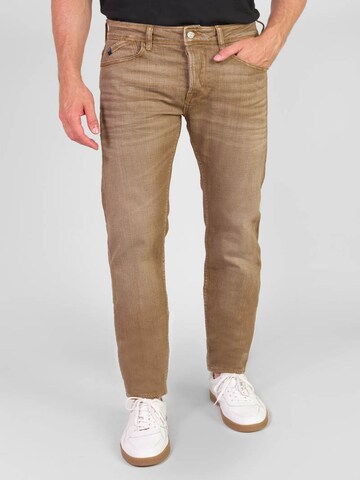 Le Temps Des Cerises Regular Jeans '700/11' in Bruin: voorkant