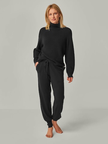 YOU LOOK PERFECT Hausanzug 'Eve & Bella' in Schwarz