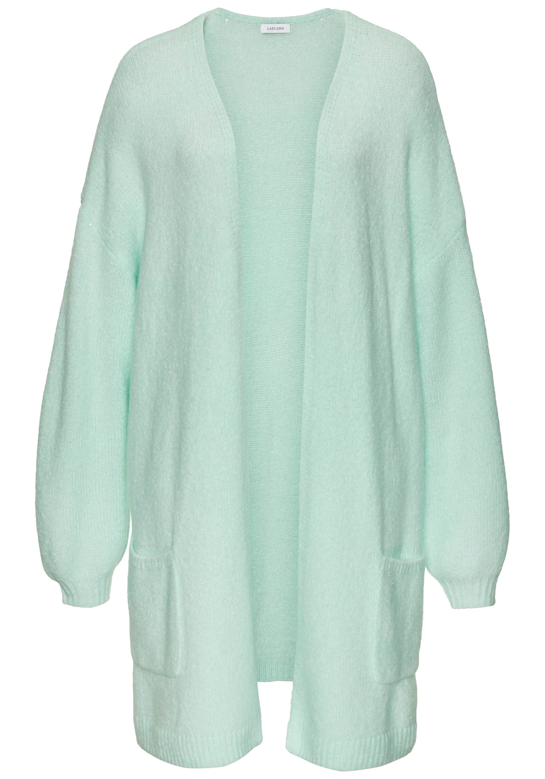 VIVANCE Kardigan w kolorze zielony: przód