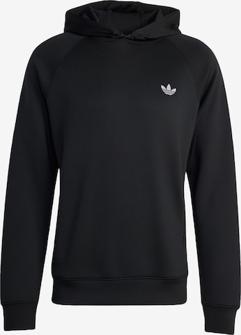 Felpa 'Trefoil Essentials' di ADIDAS ORIGINALS in nero: frontale