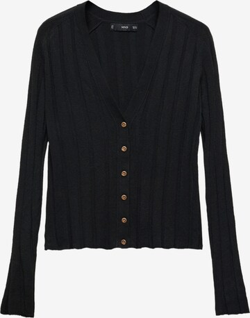 MANGO Cardigan 'FLURRY' i sort: forside