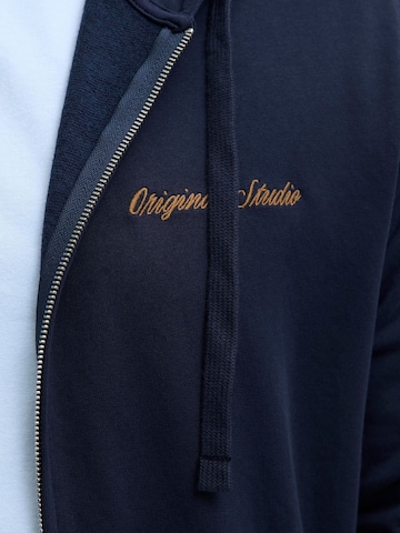 JACK & JONES Sweat jacket in Blue