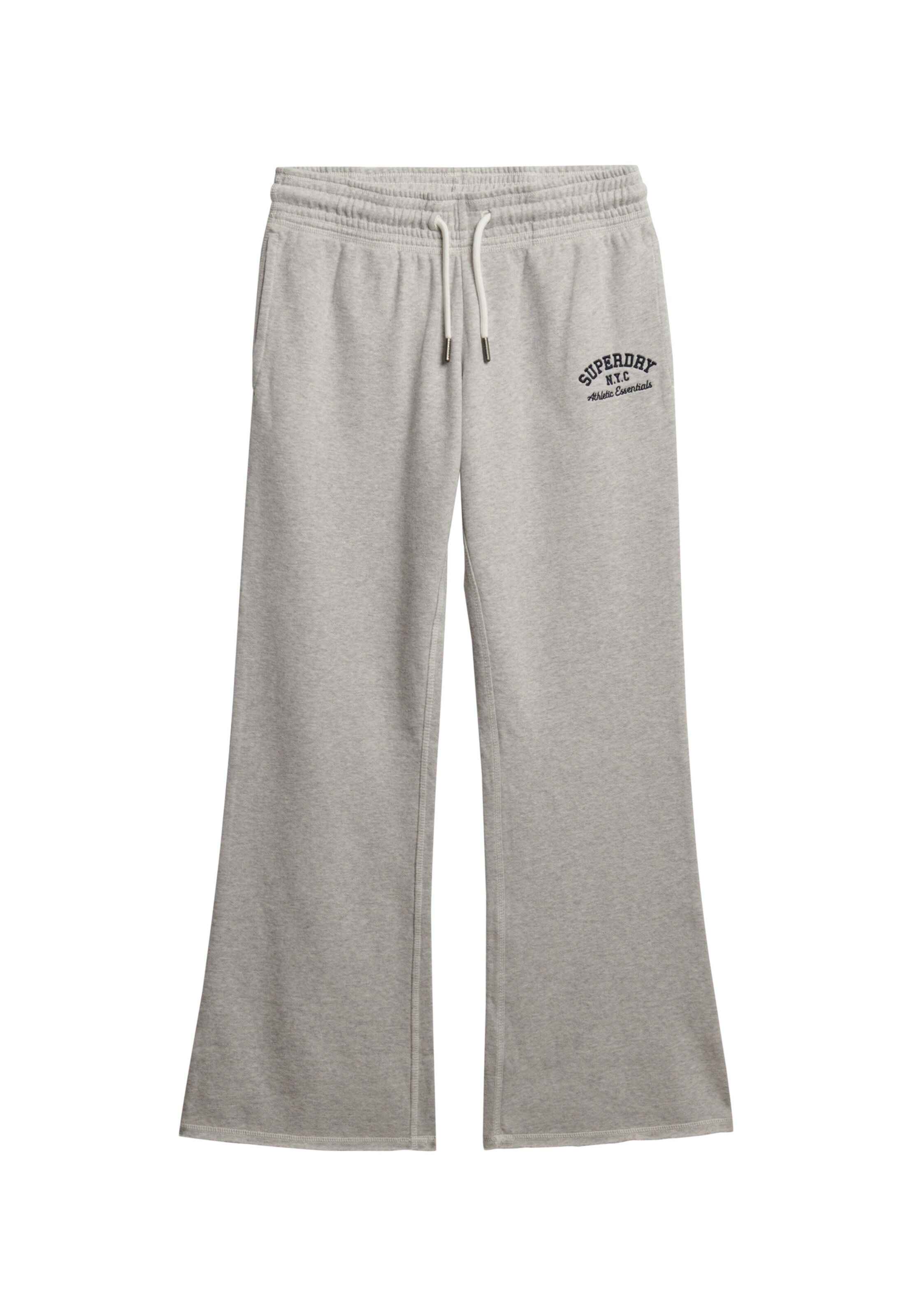 évasé Pantalon Superdry en gris : devant