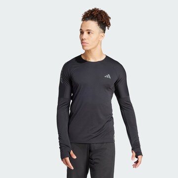 ADIDAS PERFORMANCE Functioneel shirt 'Adizero' in Zwart: voorkant