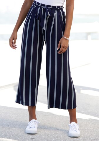 LASCANA Wide leg Trousers in Blue