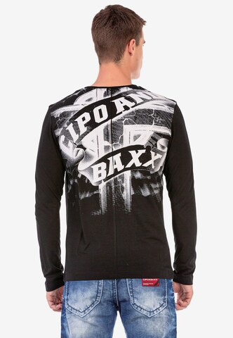 CIPO & BAXX Sweatshirt in Schwarz