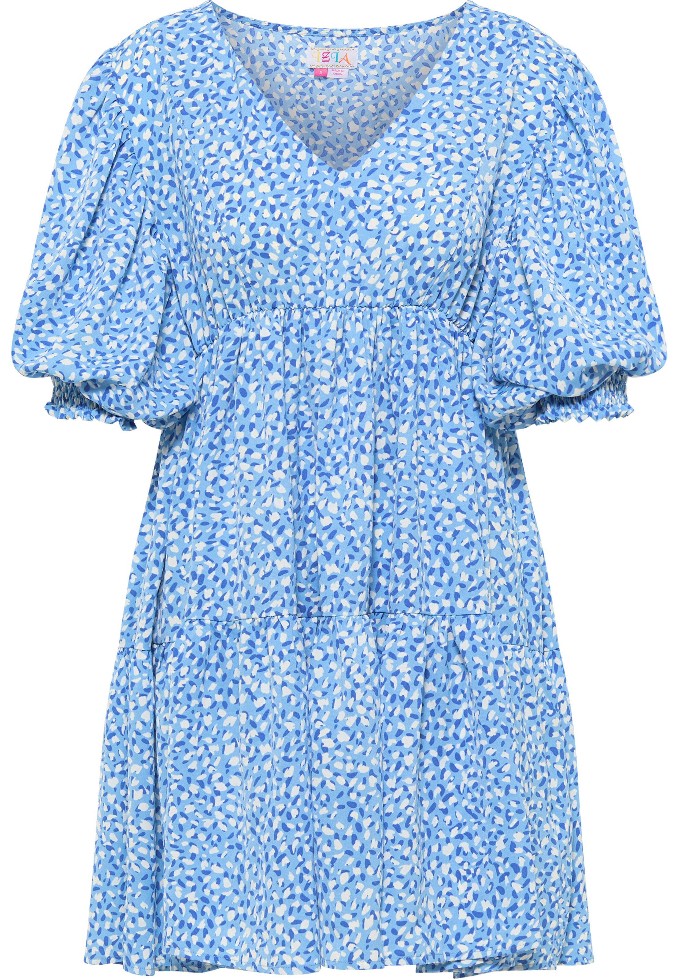 Robe 'Gaya' IZIA en bleu : devant