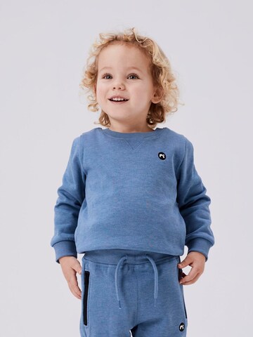Felpa 'VIMO' di NAME IT in blu: frontale