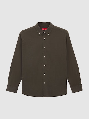 D’S Damat Regular fit Overhemd in Groen