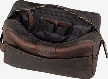 STRELLSON Toiletry Bag 'Brick Lane Dick' in Brown