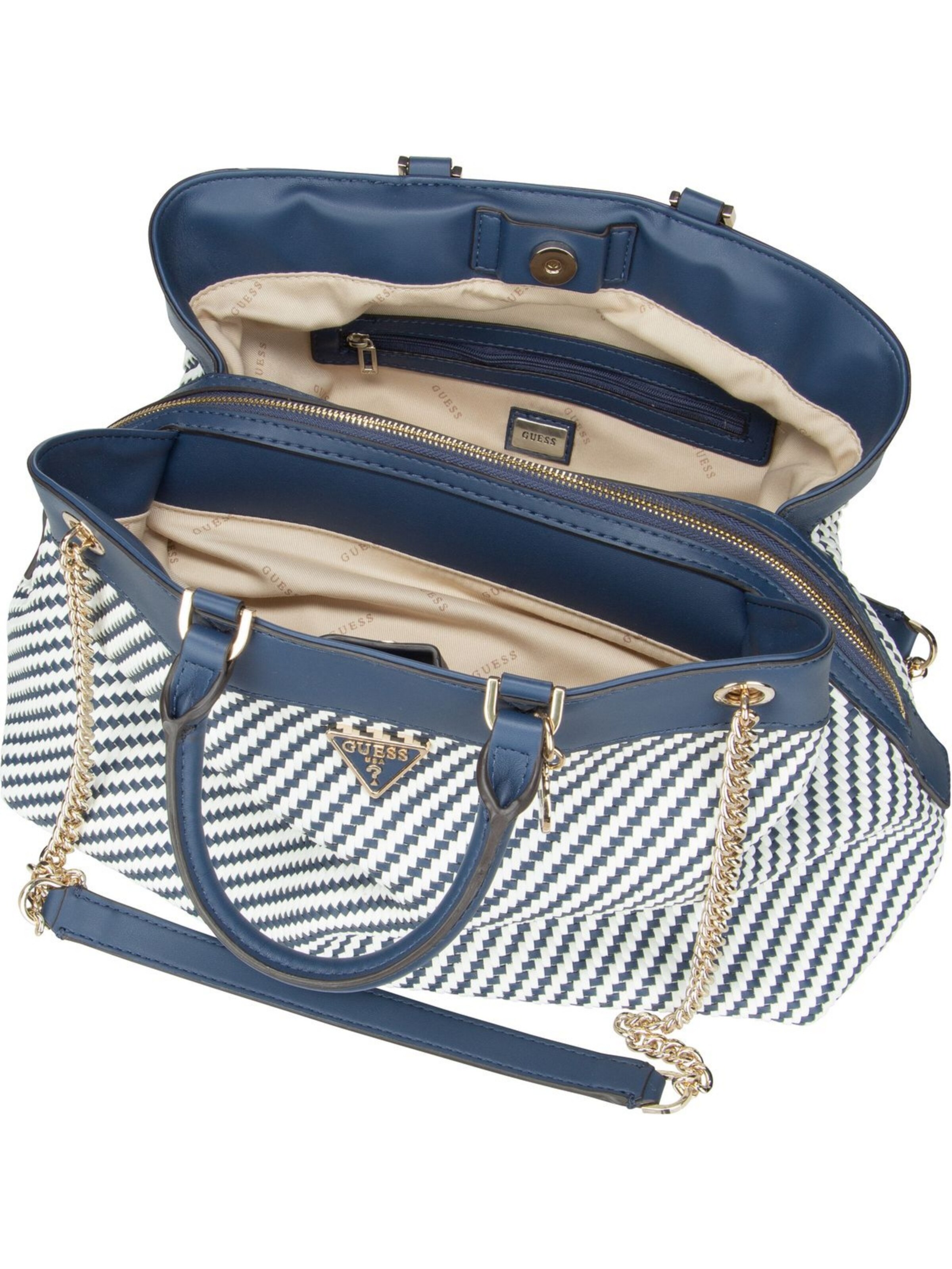 Frauen Taschen & Rucksäcke GUESS Handtasche 'Hassie' in Rauchblau - WZ41623 Frauen Taschen & Rucksäcke GUESS Handtasche 'Hassie' in Rauchblau - WZ41623