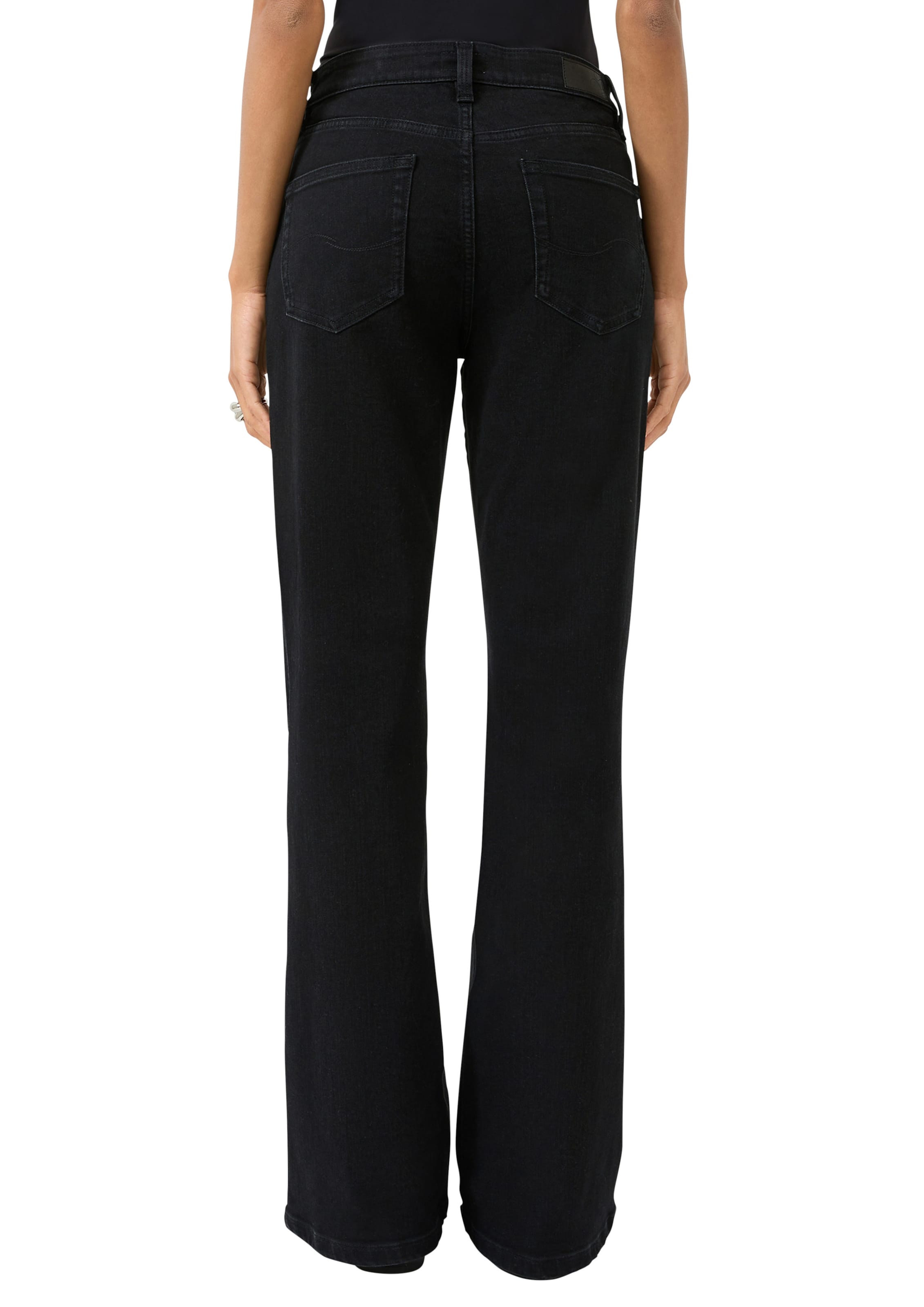 évasé Jean 'Reena' QS en noir