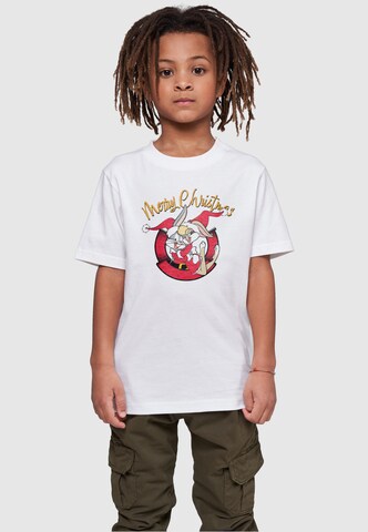 ABSOLUTE CULT Shirt 'Looney Tunes - Lola Merry Christmas' in White: front
