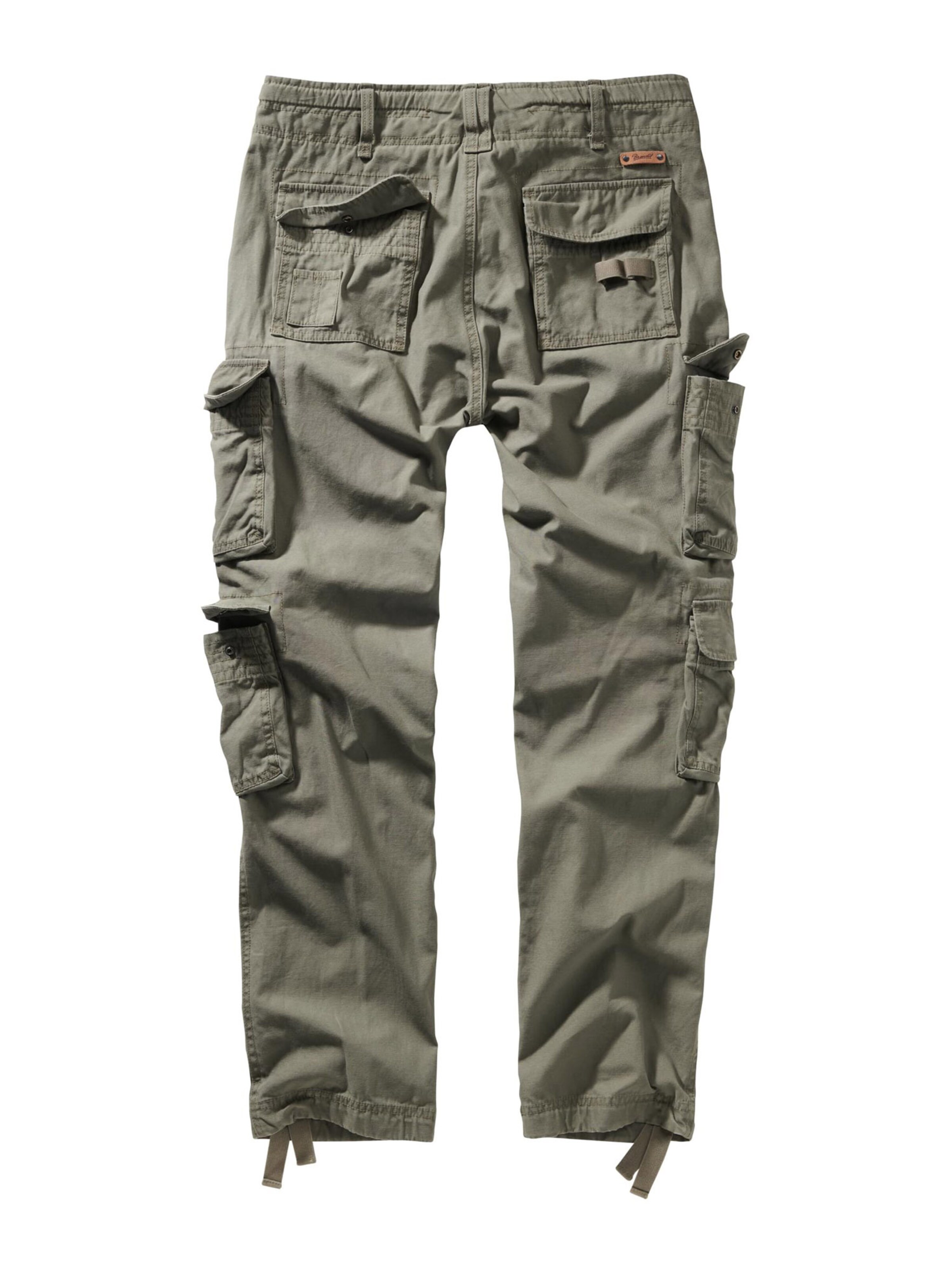 Regular Pantaloni cu buzunare de la Brandit pe verde