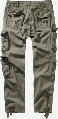 Coupe slim Pantalon cargo Brandit en vert