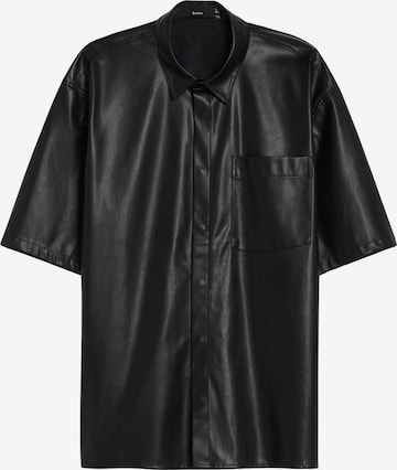 Bershka Skjorte i svart: forside