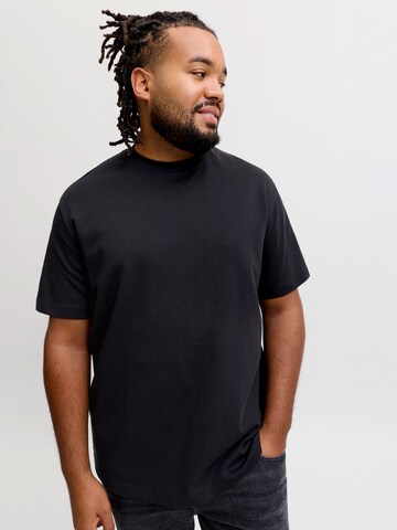 Jack & Jones Plus Shirt 'JJEBARRON' in Black