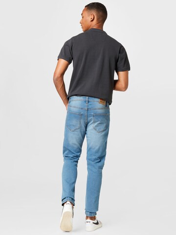 Skinny Jeans 'MR. BLACK' di Denim Project in blu