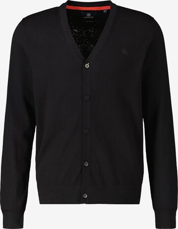 LERROS Knit Cardigan in Black: front