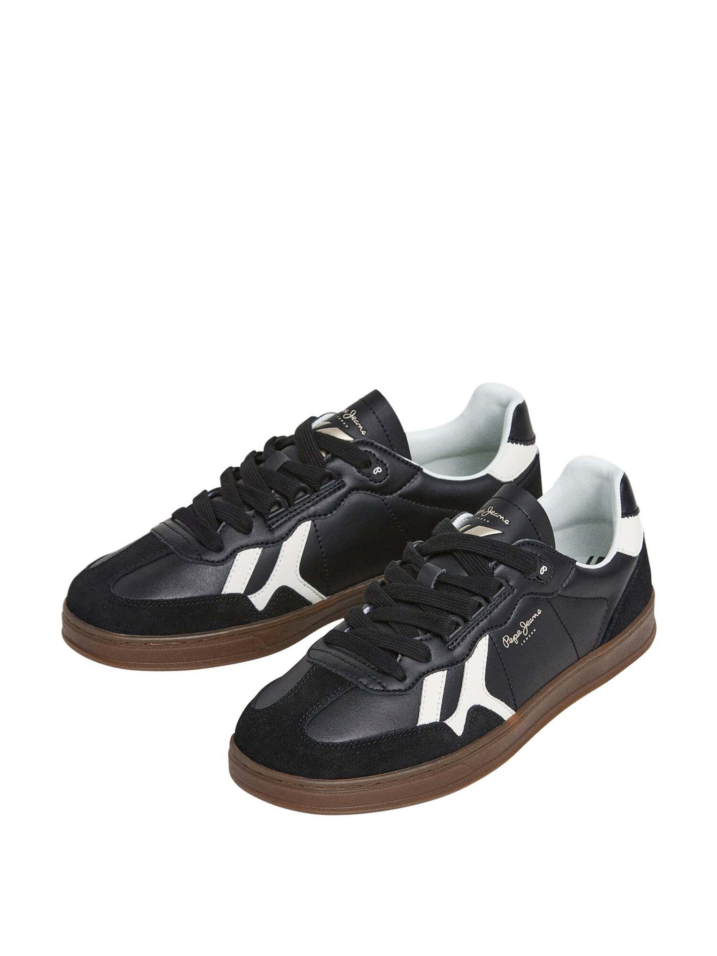 Pepe Jeans Sneaker 'Ball Zero' in Schwarz