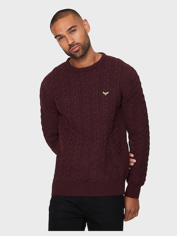 Threadbare Пуловер 'Ely' в лилав: отпред