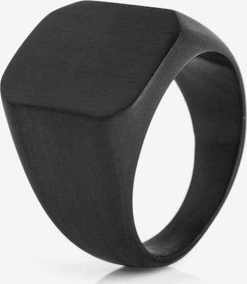 Akitsune Ring 'Iustitia' in Black: front