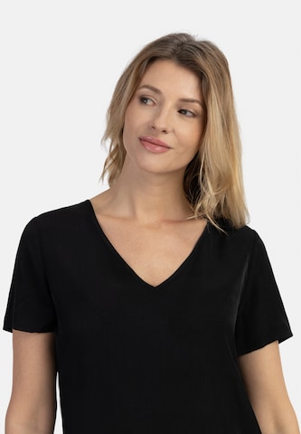 usha WHITE LABEL Bluse in Schwarz