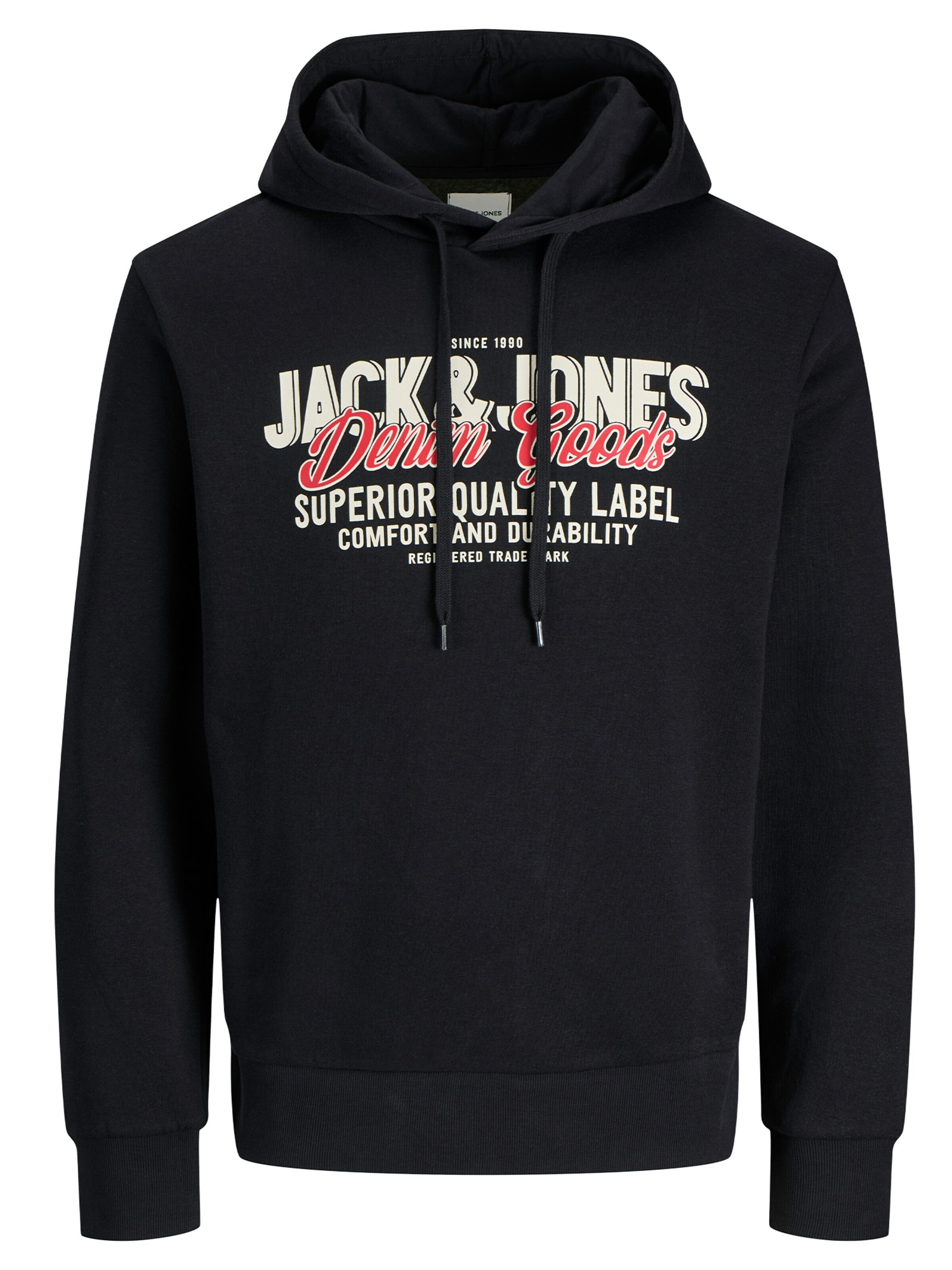 JACK & JONES Sweatshirt 'Logo'‌ in Schwarz: Vorderseite