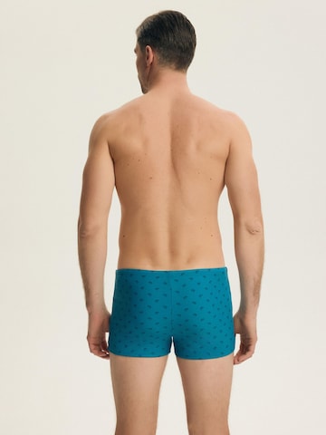 Henderson Swimming shorts 'Leichte Badeboxer aus elastischem Polyamid Mix mit Innenslip Token' in Blue
