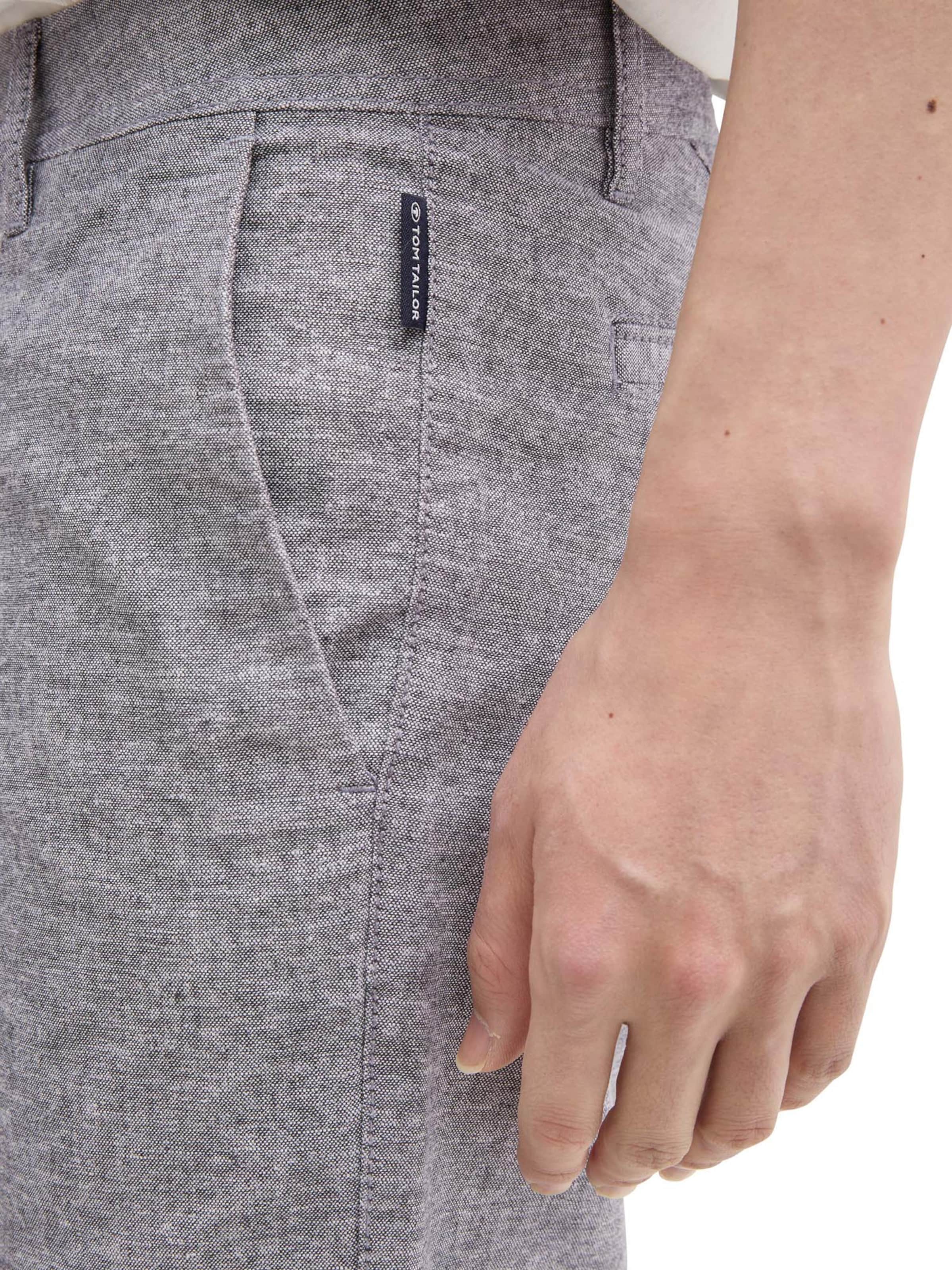 TOM TAILOR Štandardný strih Chino nohavice - Sivá