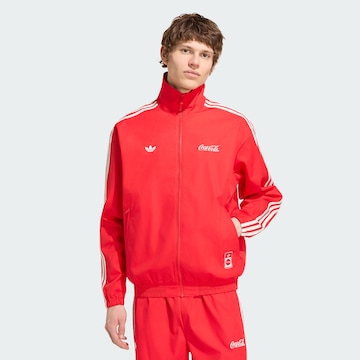 Veste mi-saison 'Coca Cola Classic Firebird' ADIDAS ORIGINALS en rouge