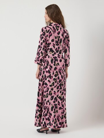 YAS Blousejurk 'YASSavanna' in Lila