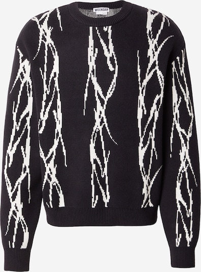 Megztinis 'Emilio' iš WEEKDAY, spalva – juoda / balta, Prekių apžvalga