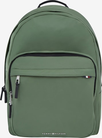 TOMMY HILFIGER Backpack in Green: front