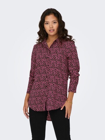 JDY Bluse 'PIPER' i pink: forside