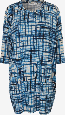 Robe 'Gabini' Masai en bleu : devant