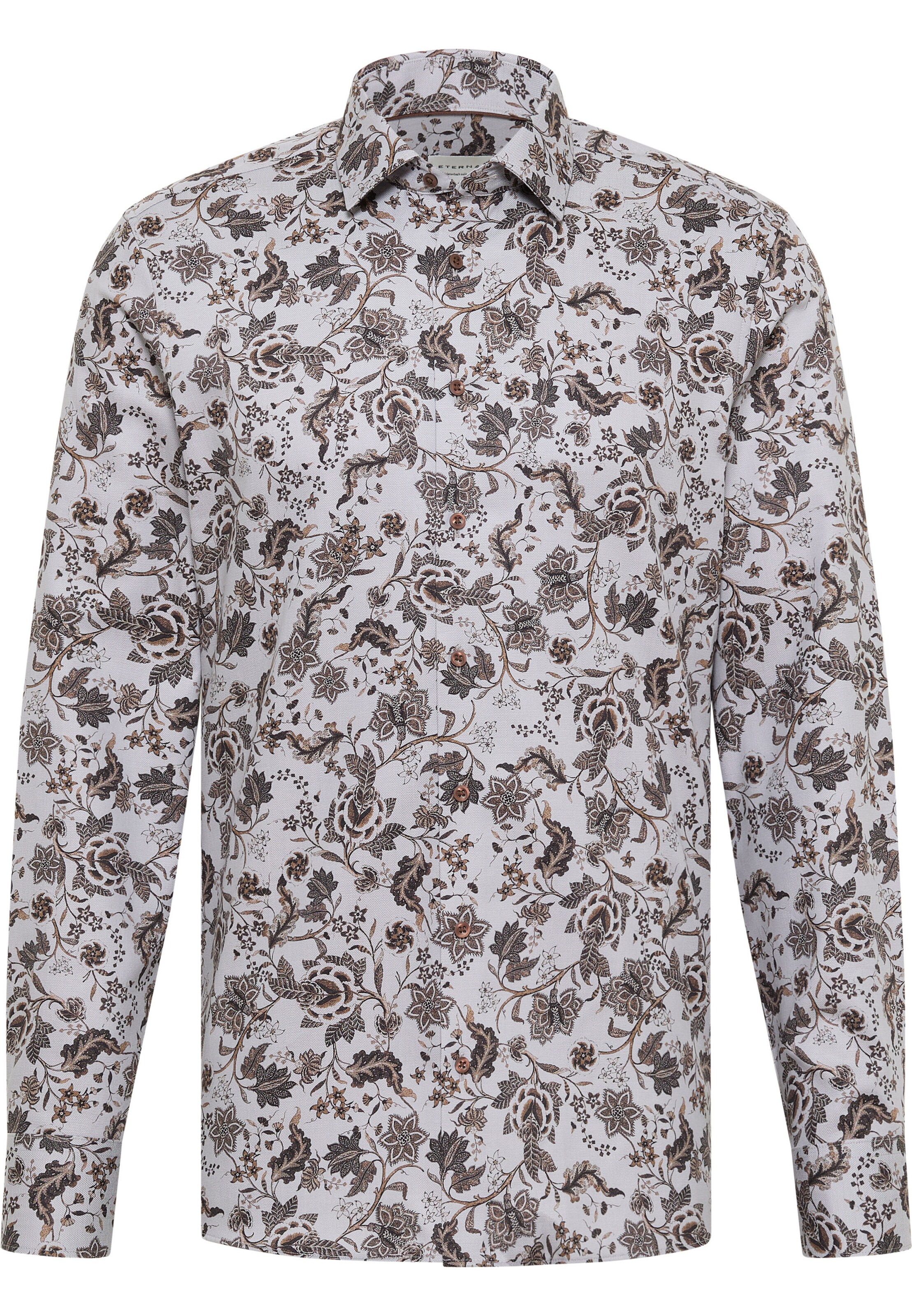 ETERNA Slim fit Business shirt in Purple: front