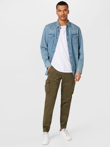 OVS - Tapered Pantalón cargo en verde