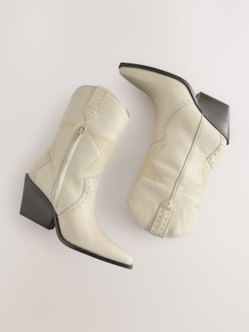 Bottes de cowboy 'Stern' Next en beige