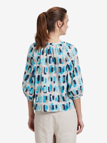 Betty & Co Schlupfbluse mit Print in Blau