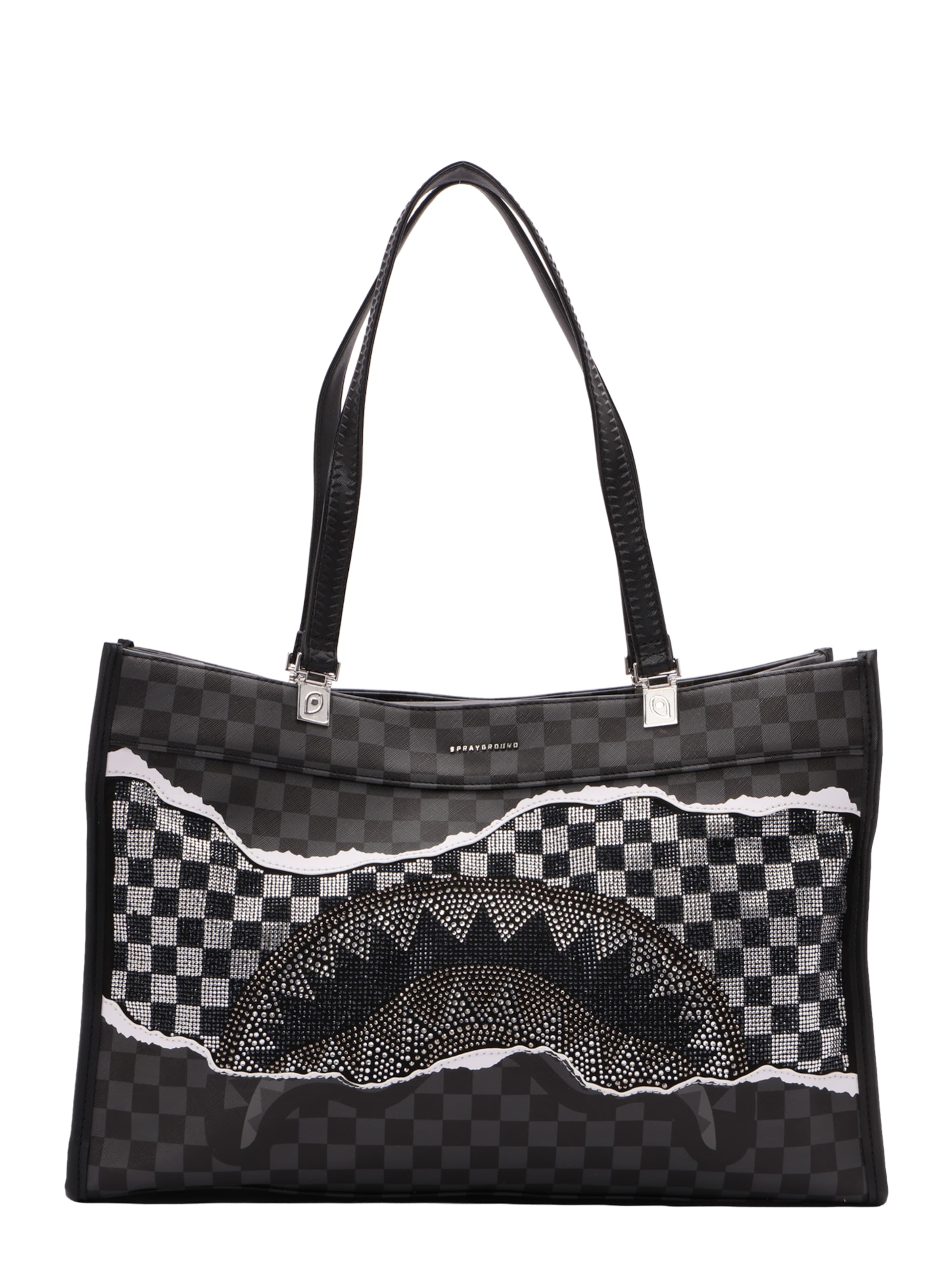 Sprayground Shopper 'TORTUGA' in Zwart: voorkant