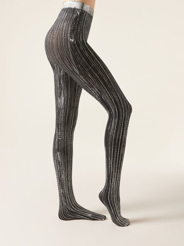 CALZEDONIA Strumpfhose 'DEN 100' in Silber