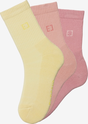 Elbsand Socks in Yellow: front