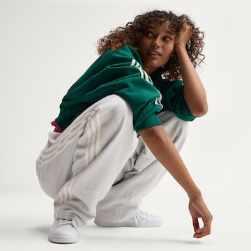 ADIDAS ORIGINALSLoosefit Hlače 'AdiSignature' - siva boja
