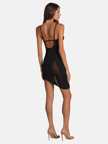 OW Collection Dress 'SWIRL' in Black