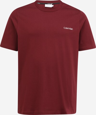 Calvin Klein Big & Tall Shirt in Ruby red / White, Item view