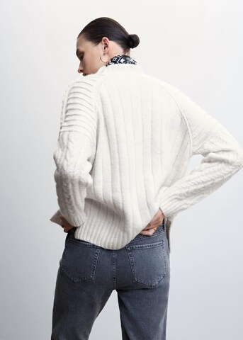 MANGO Pullover 'Justica' i beige