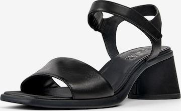 CAMPER Strap Sandals 'Kiara' in Black: front