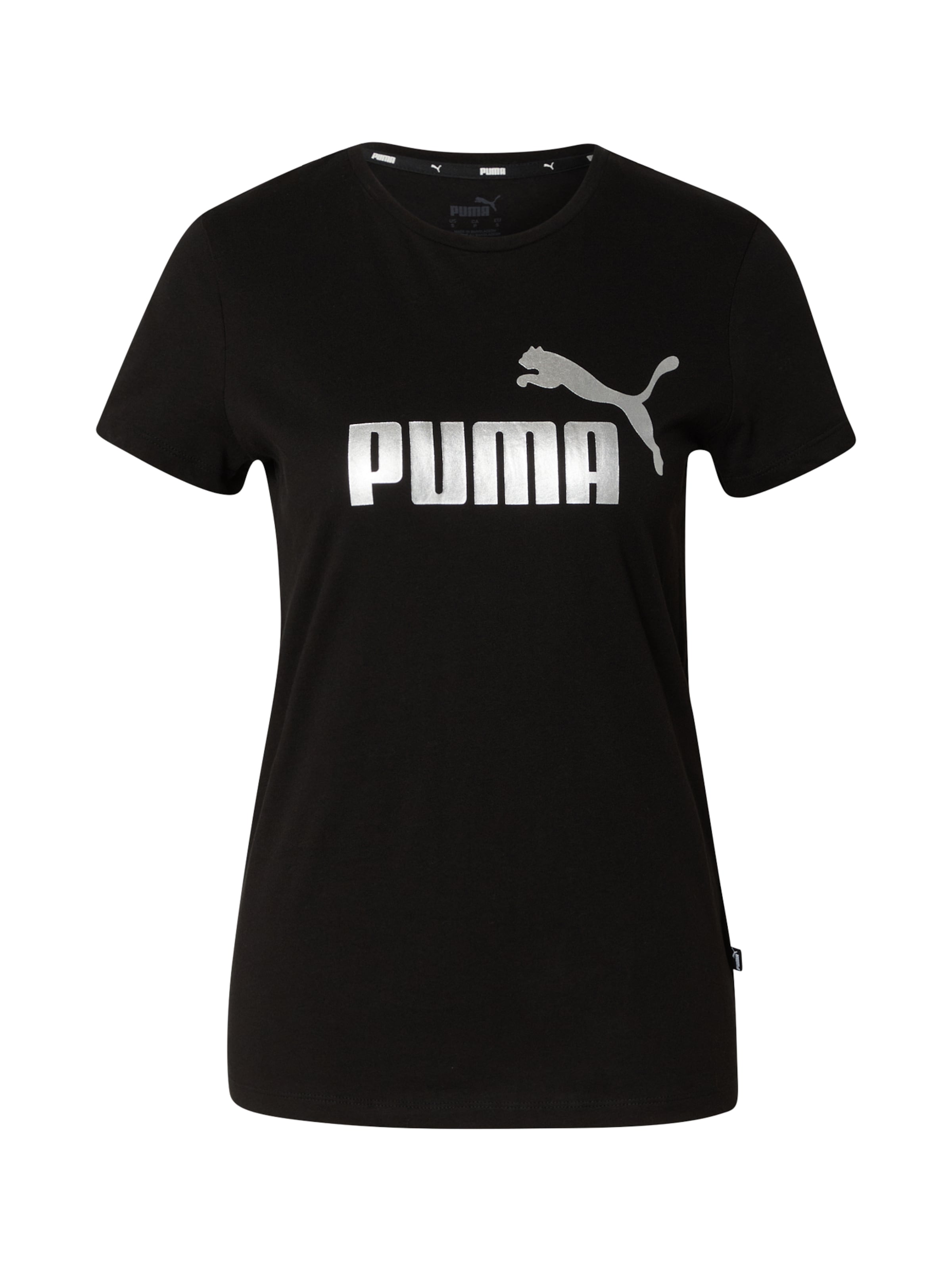 PUMA Funkční tričko 'Essentials+' – černá: přední strana